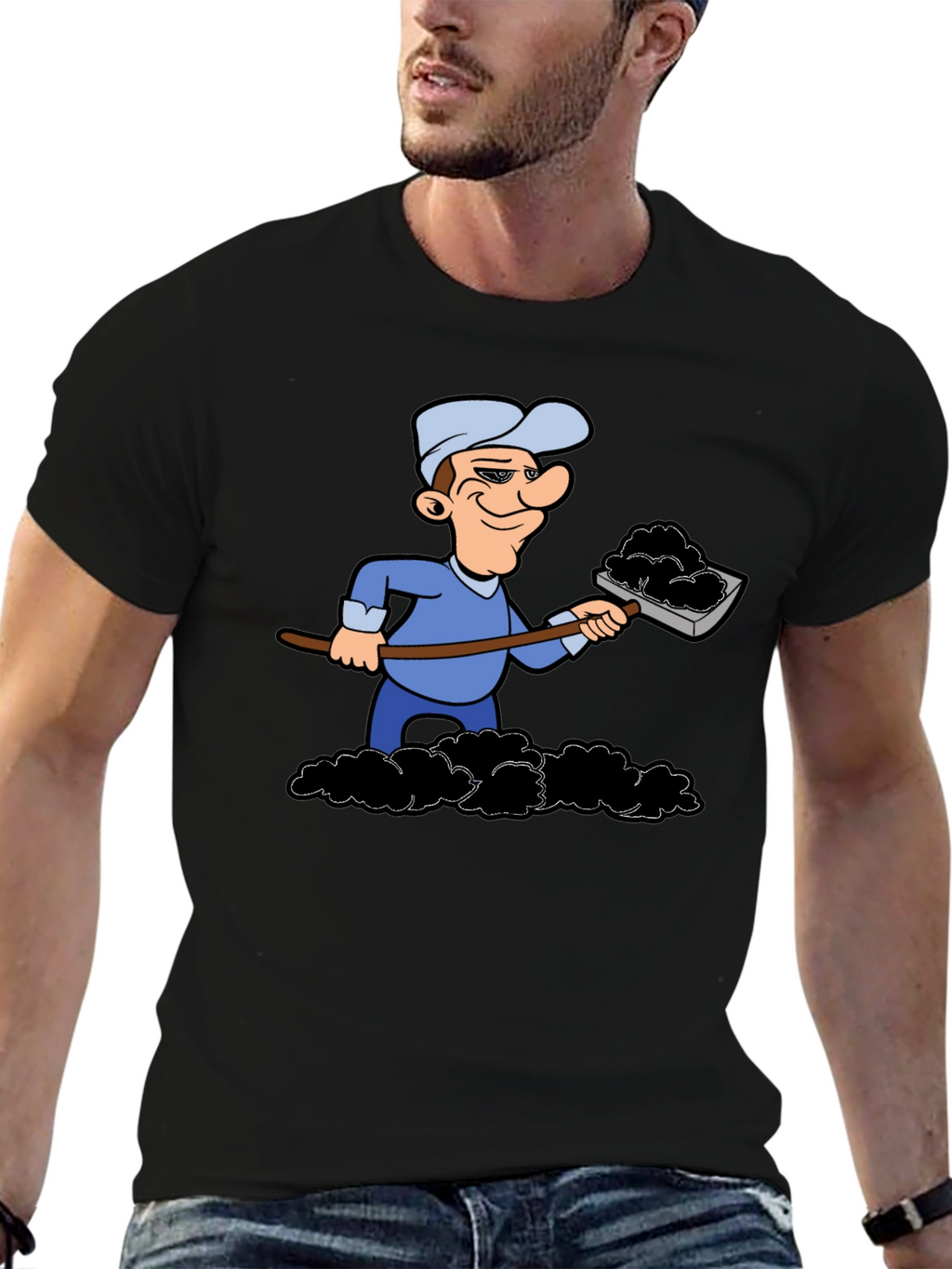 Coal Miner Graphic T-Shirt