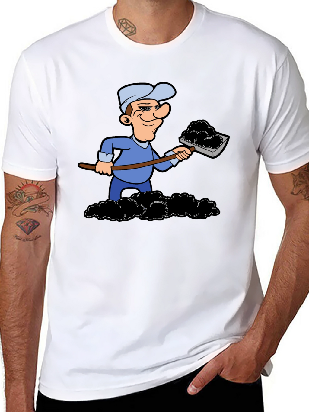 Coal Miner Graphic T-Shirt