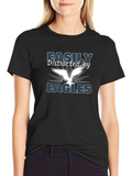 Easily Distracted by Eagles Graphic Tee