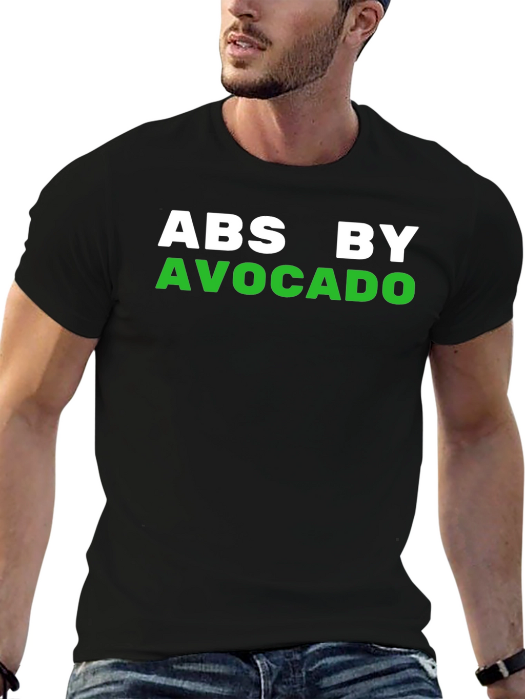 Abs by Avocado Graphic T-Shirt - Black