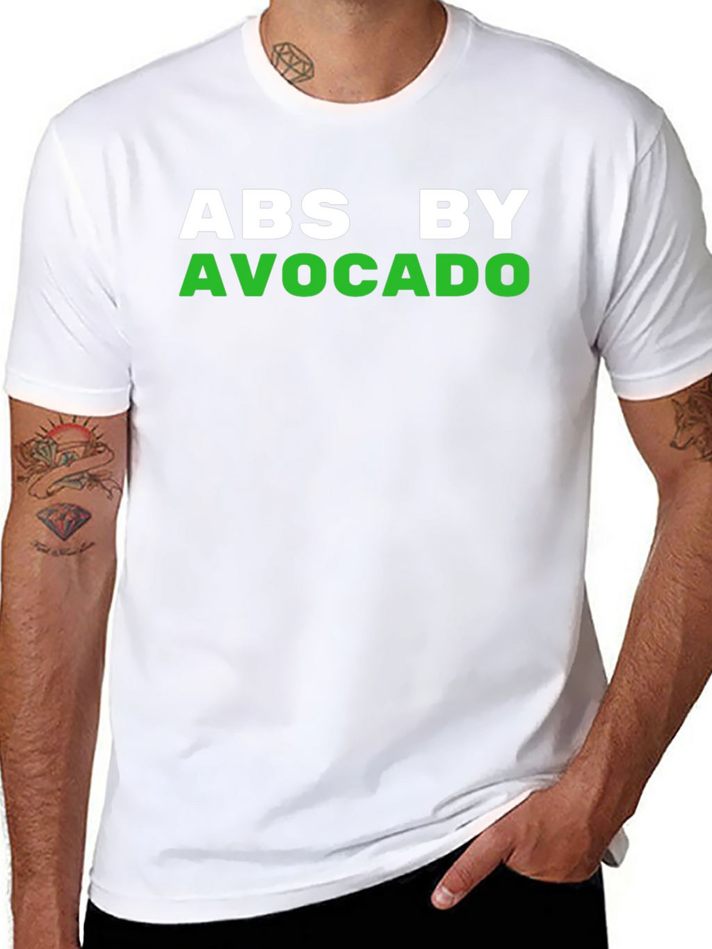 Abs by Avocado Graphic T-Shirt - Black