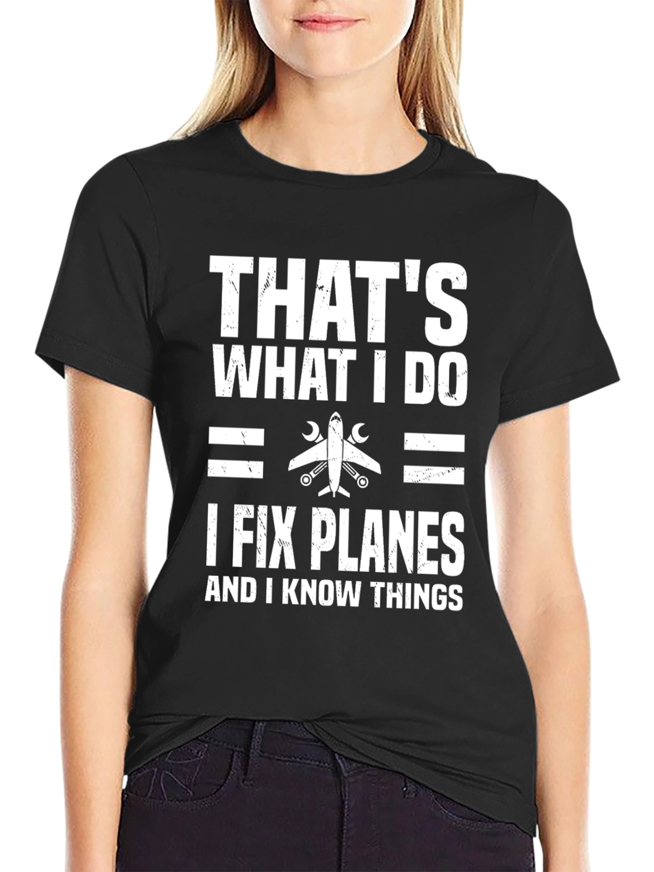 I Fix Planes T-Shirt - Funny Aviation Mechanic Gift