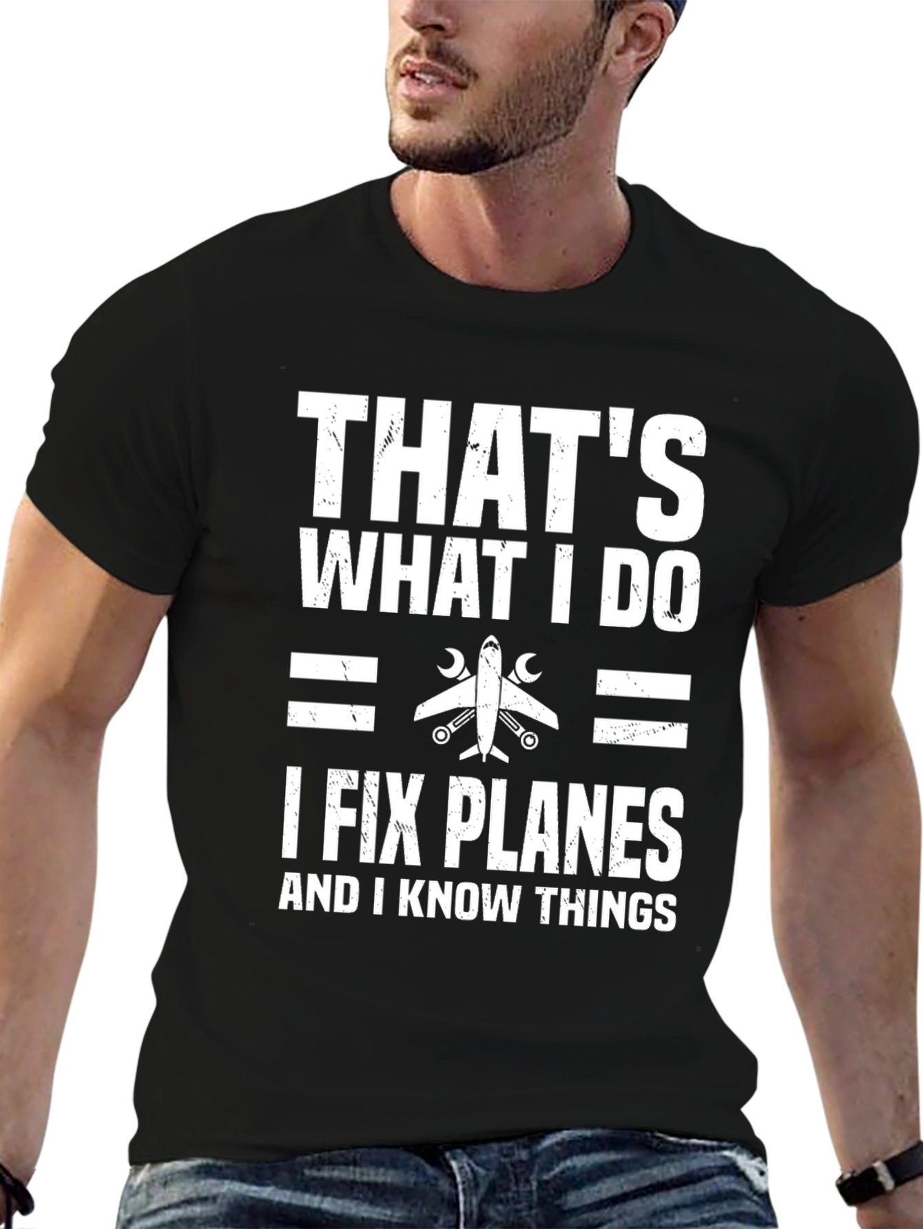 I Fix Planes T-Shirt - Funny Aviation Mechanic Gift