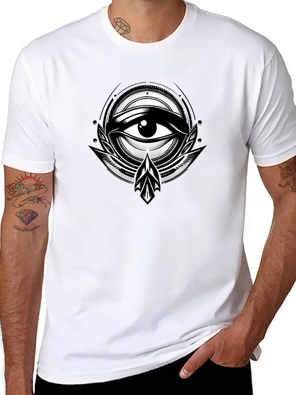 Mystic Eye Graphic Tee - All Seeing Design