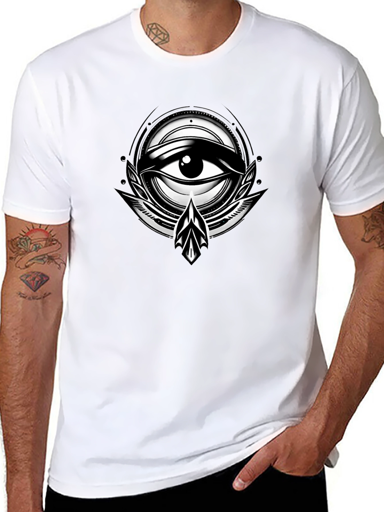 Mystic Eye Graphic Tee - All Seeing Design