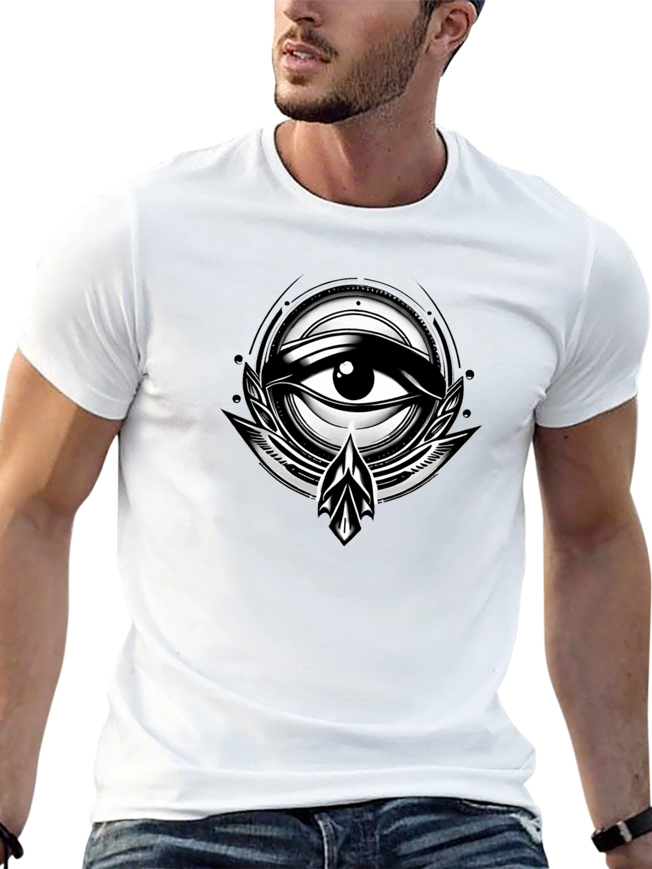 Mystic Eye Graphic Tee - All Seeing Design