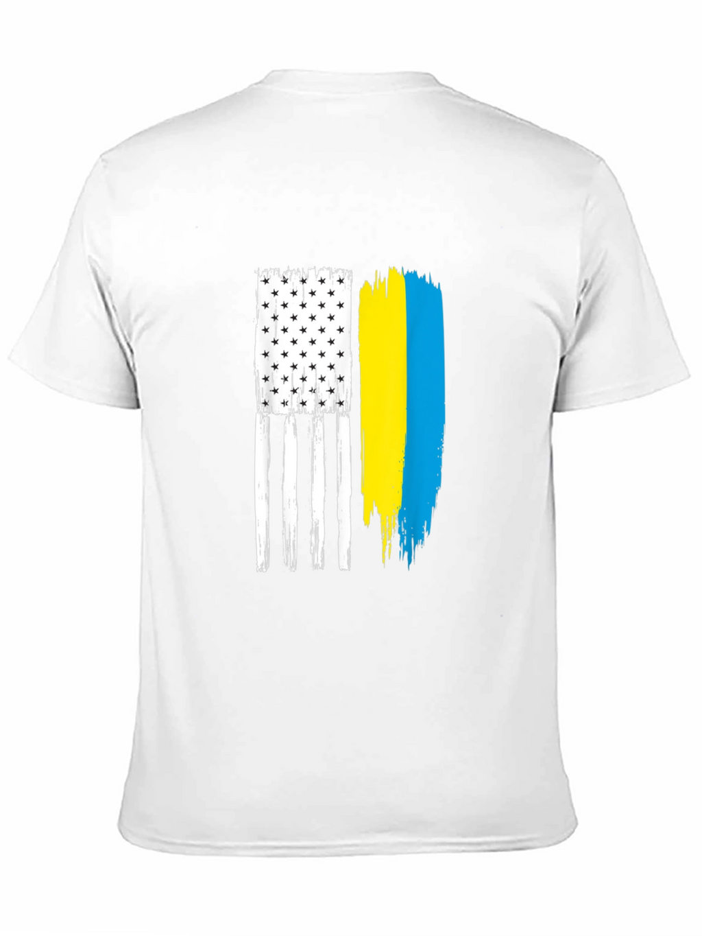 USA Ukraine Flag Graphic Tee