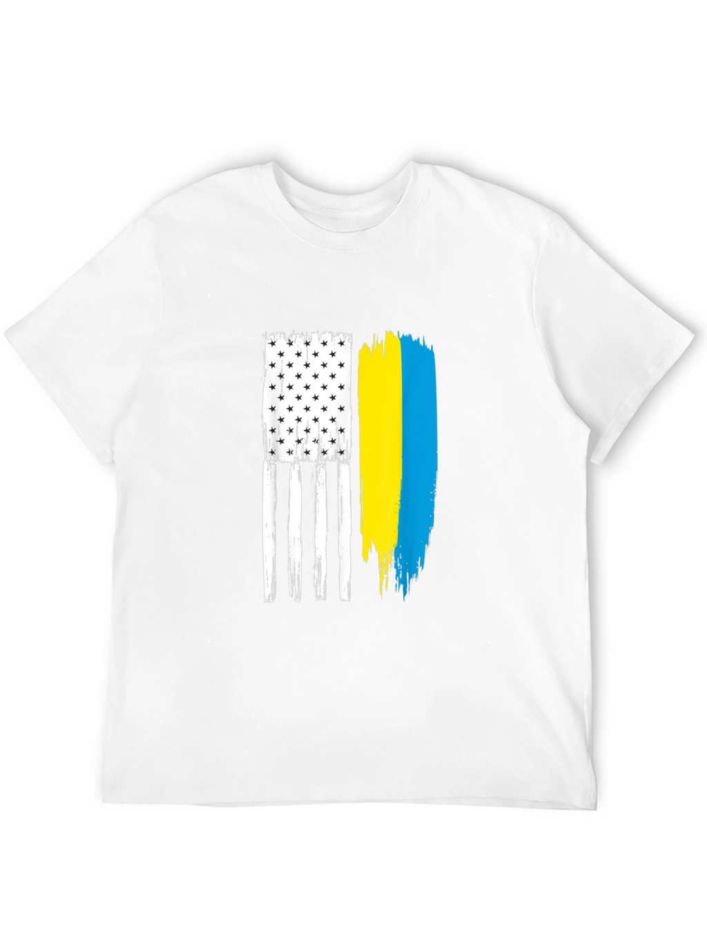 USA Ukraine Flag Graphic Tee