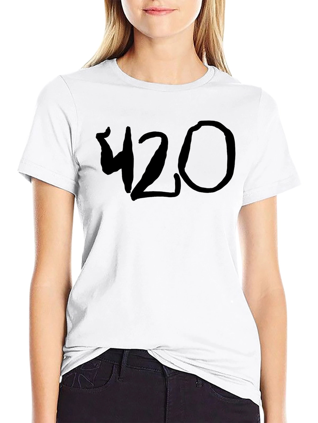 Black Graphic Tee - 420 Design