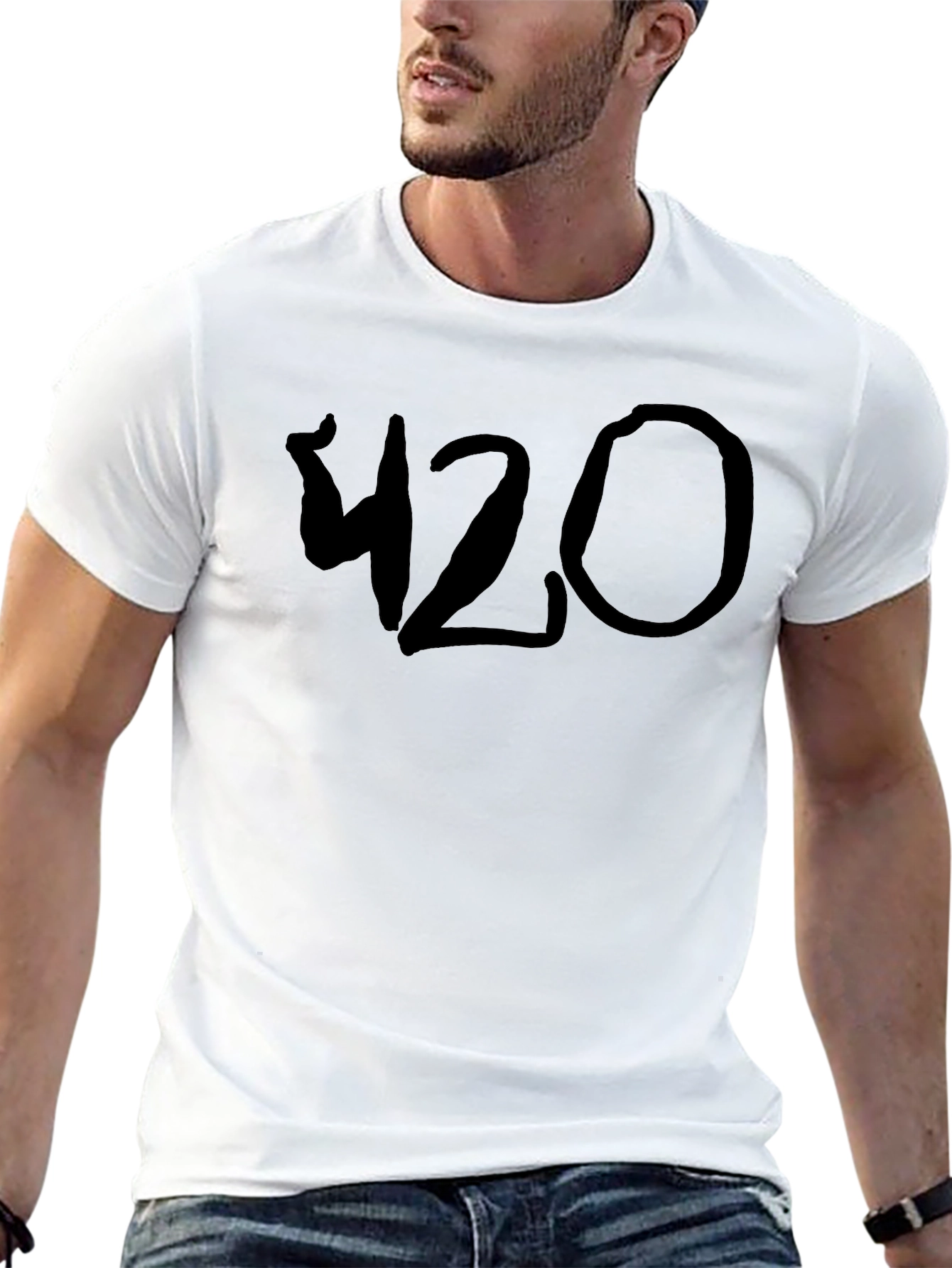 Black Graphic Tee - 420 Design
