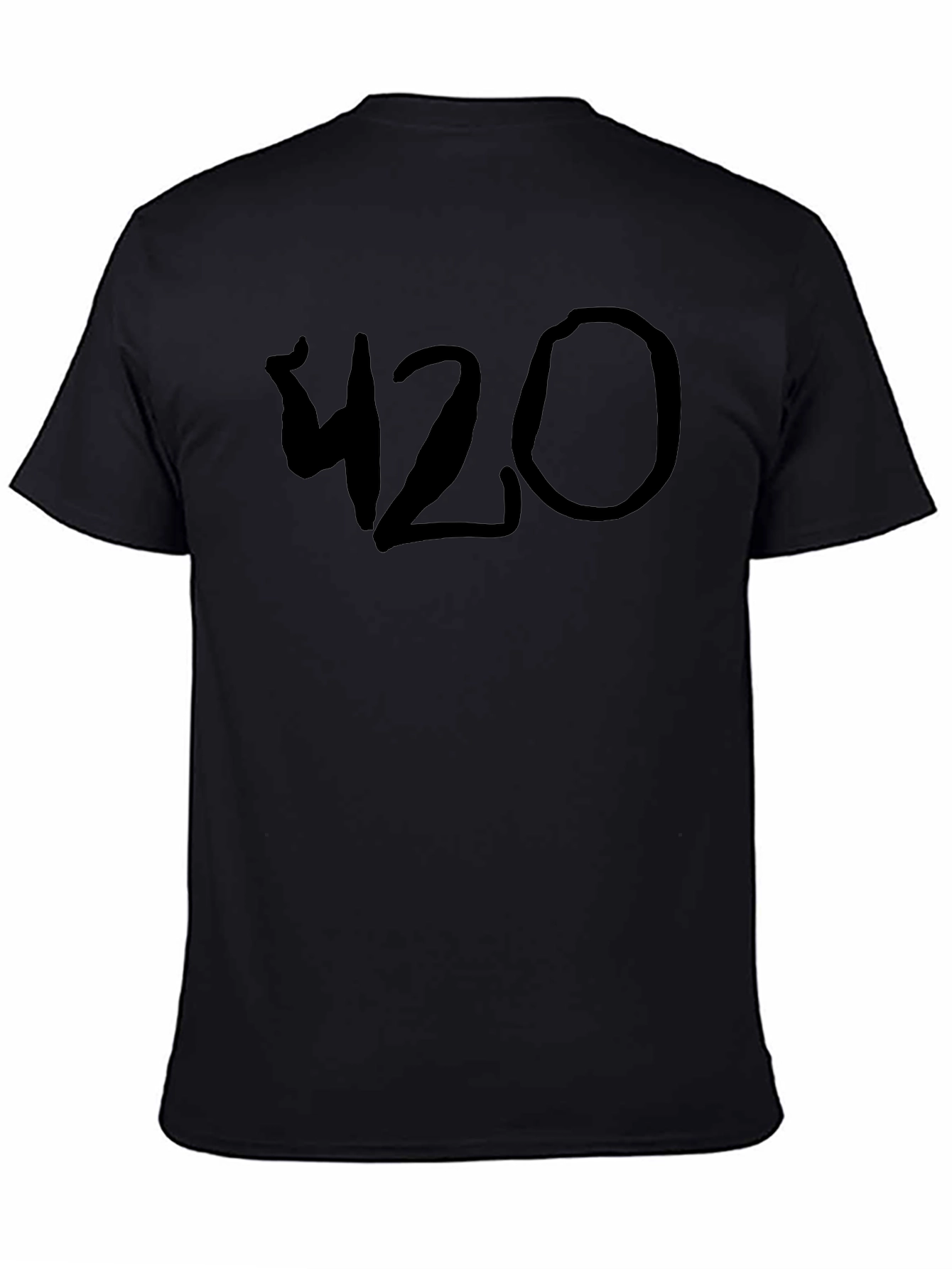 Black Graphic Tee - 420 Design