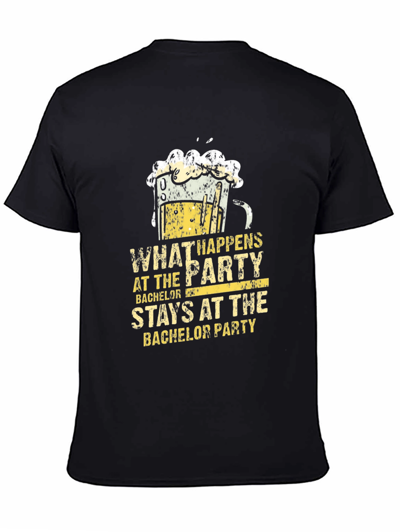 Bachelor Party T-Shirt - What Happens at the Party