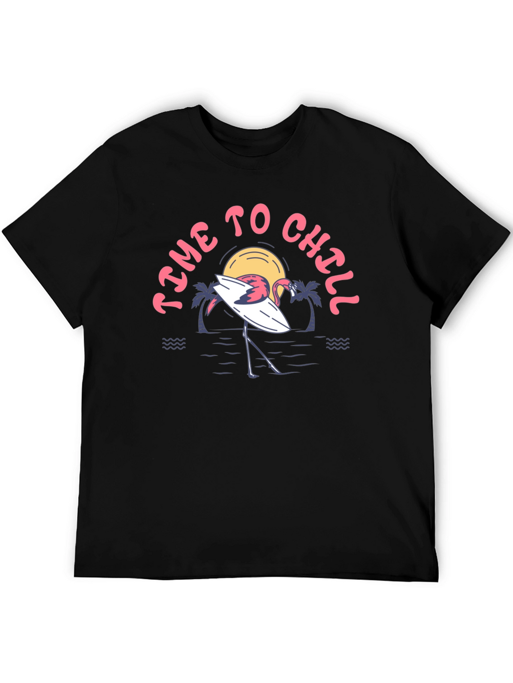 Time to Chill Flamingo Graphic Tee