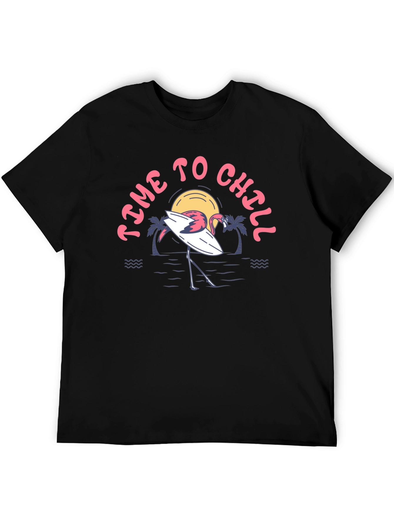 Time to Chill Flamingo Graphic Tee