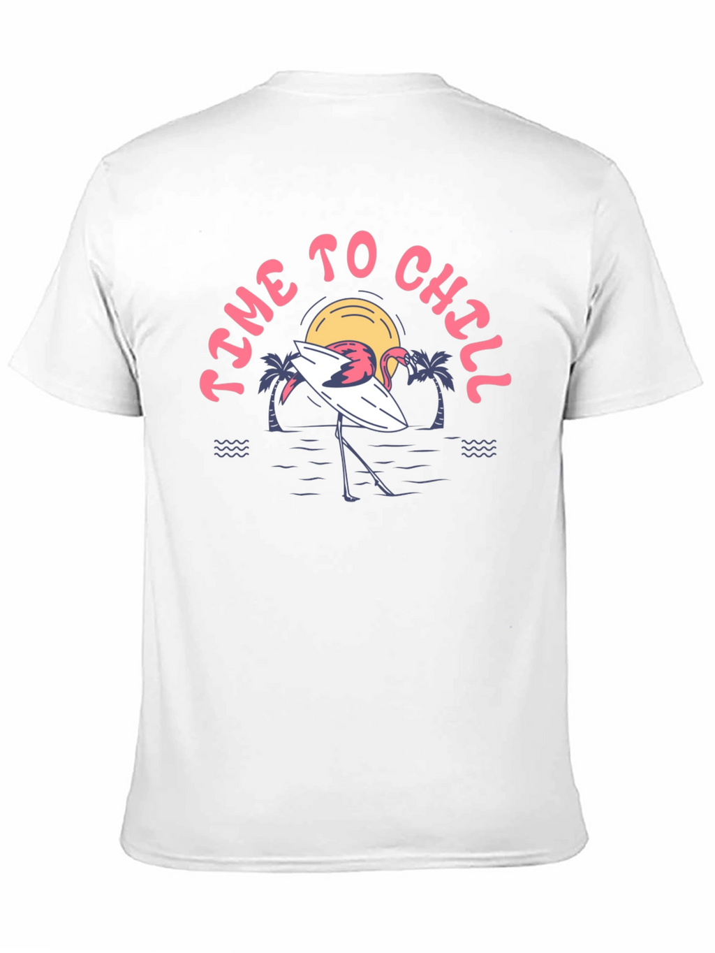 Time to Chill Flamingo Graphic Tee