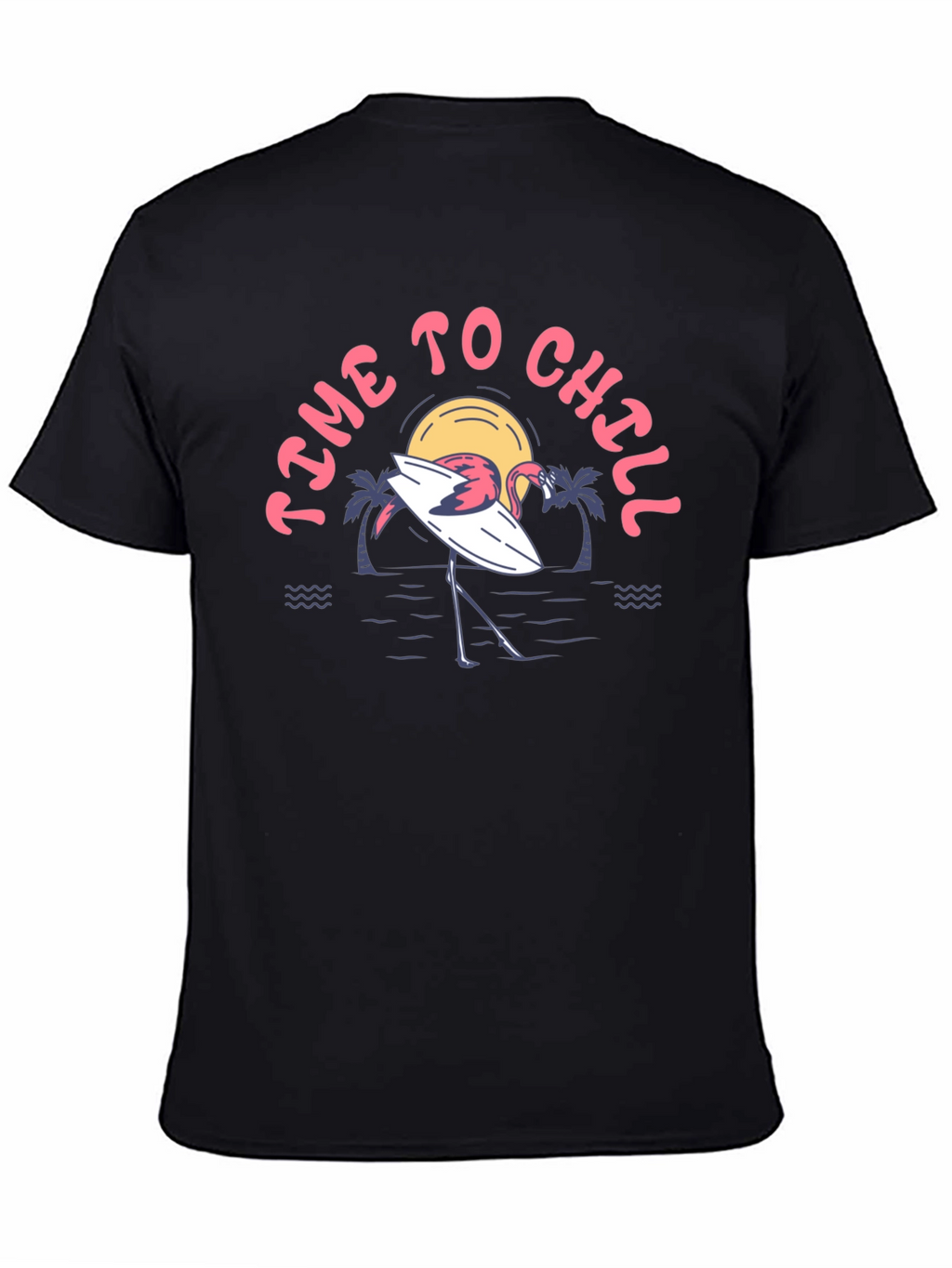 Time to Chill Flamingo Graphic Tee