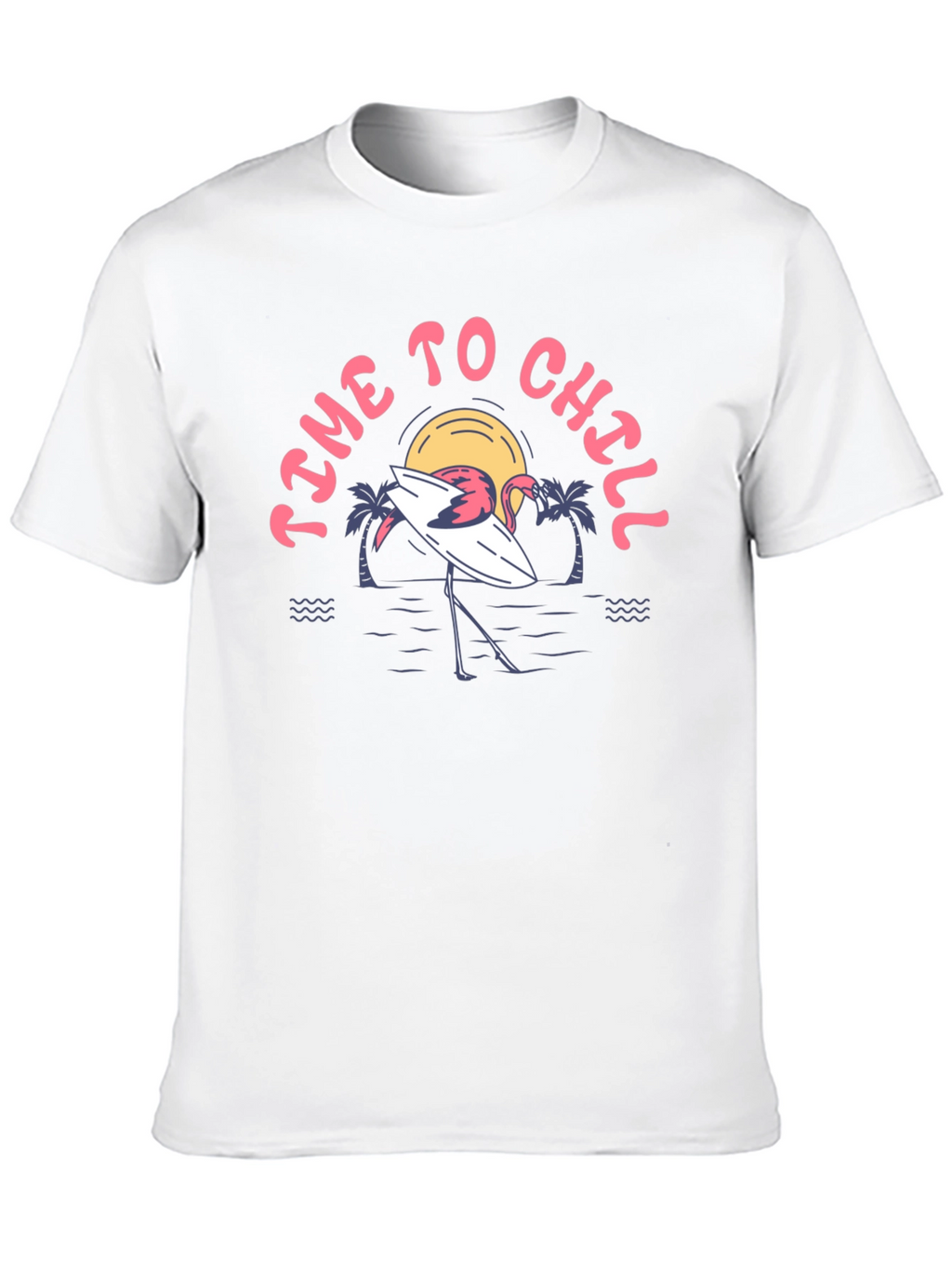 Time to Chill Flamingo Graphic Tee