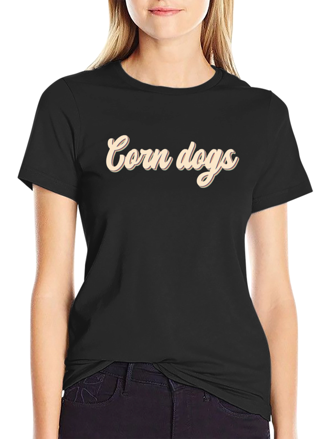 Corn Dogs Graphic Tee - Soft Cotton Blend T-Shirt