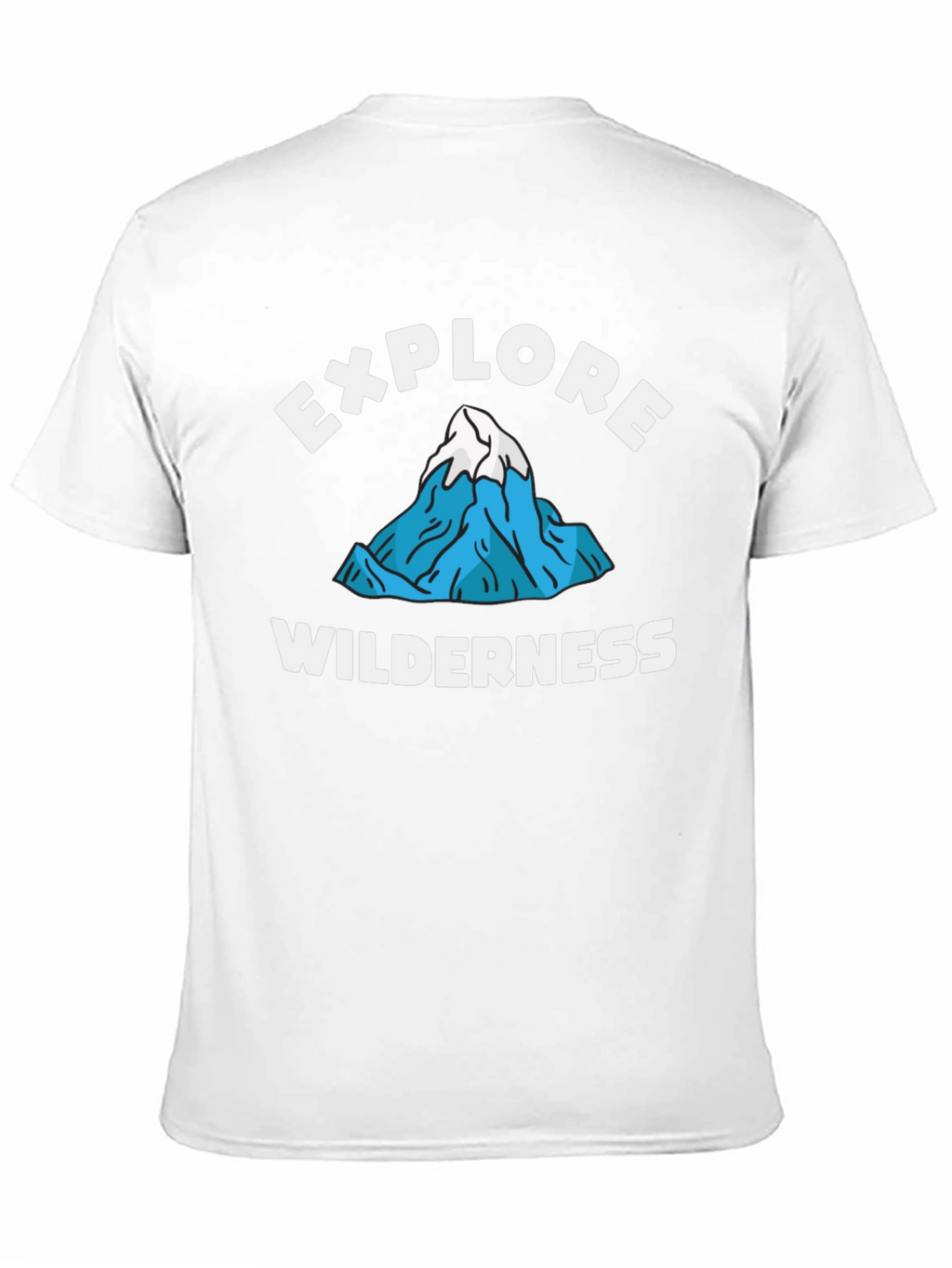 Explore Wilderness Graphic Tee - Black Cotton T-Shirt