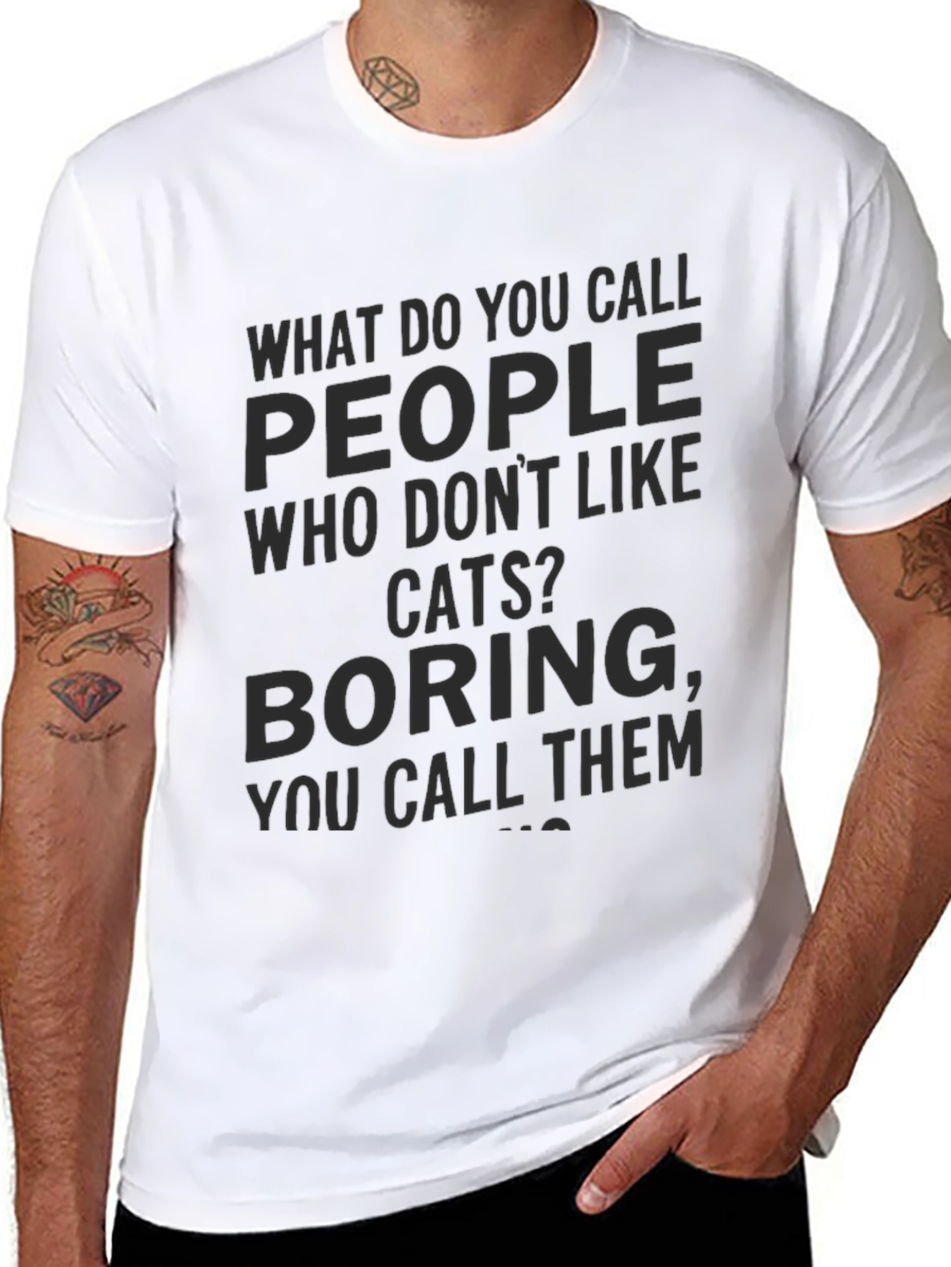 Boring Cat Haters T-Shirt