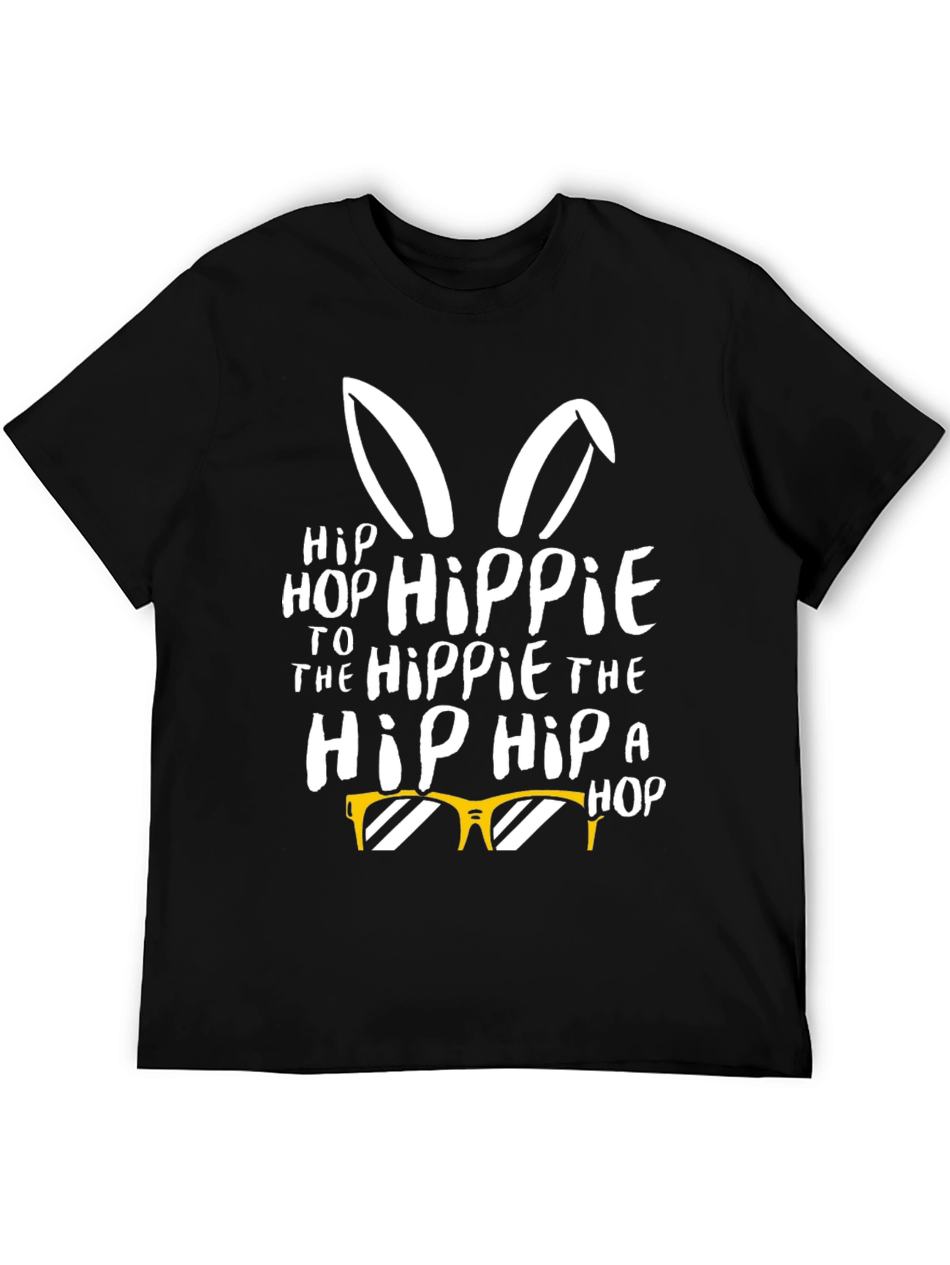 Hip Hop Hippie Easter Bunny T-Shirt