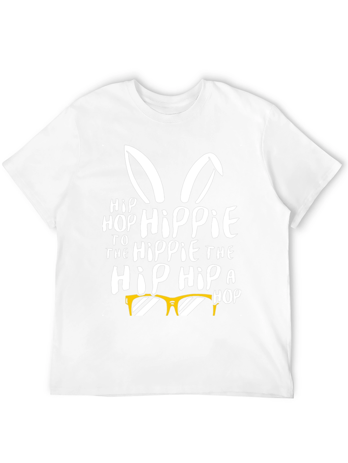 Hip Hop Hippie Easter Bunny T-Shirt
