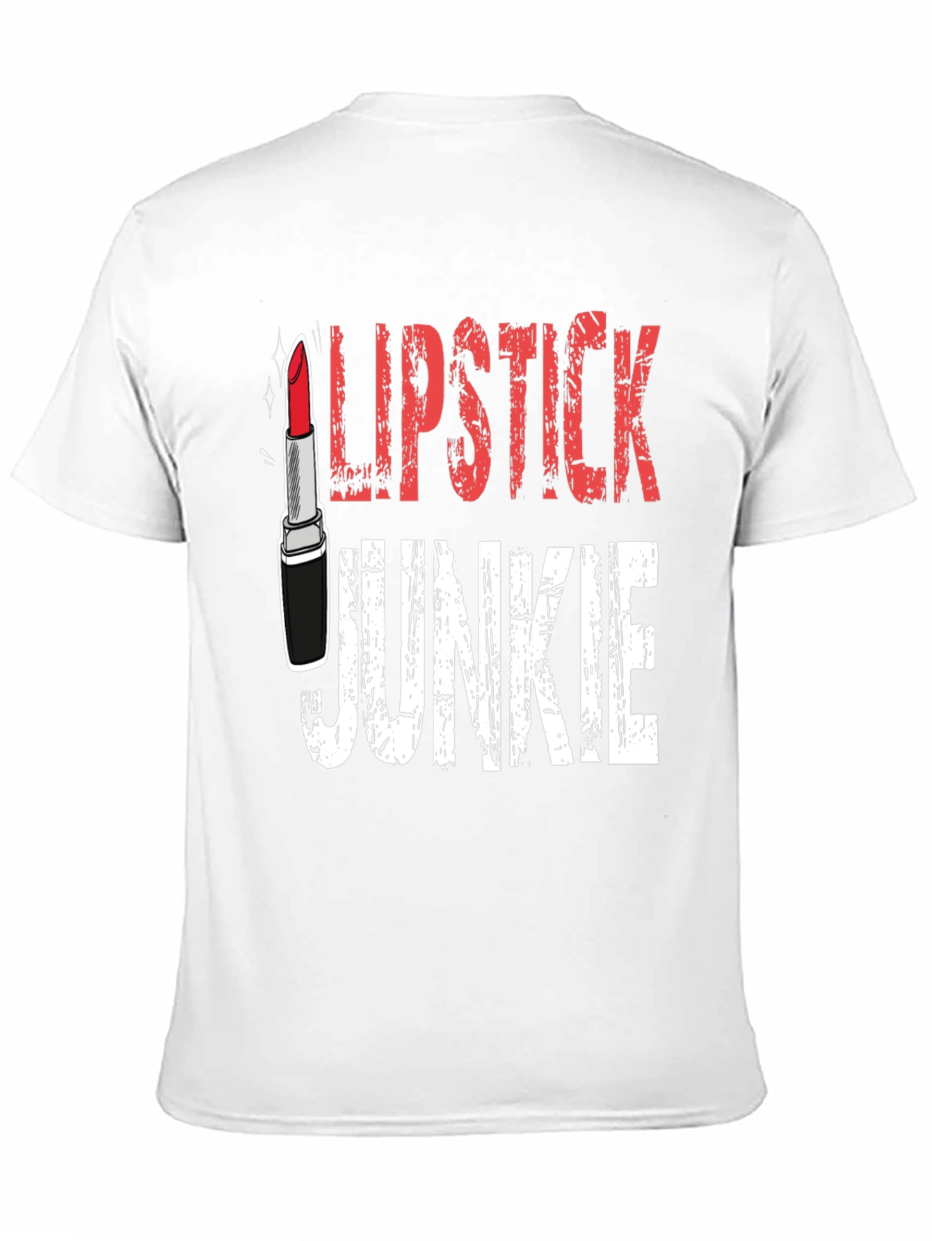 Lipstick Junkie Graphic T-Shirt - Black