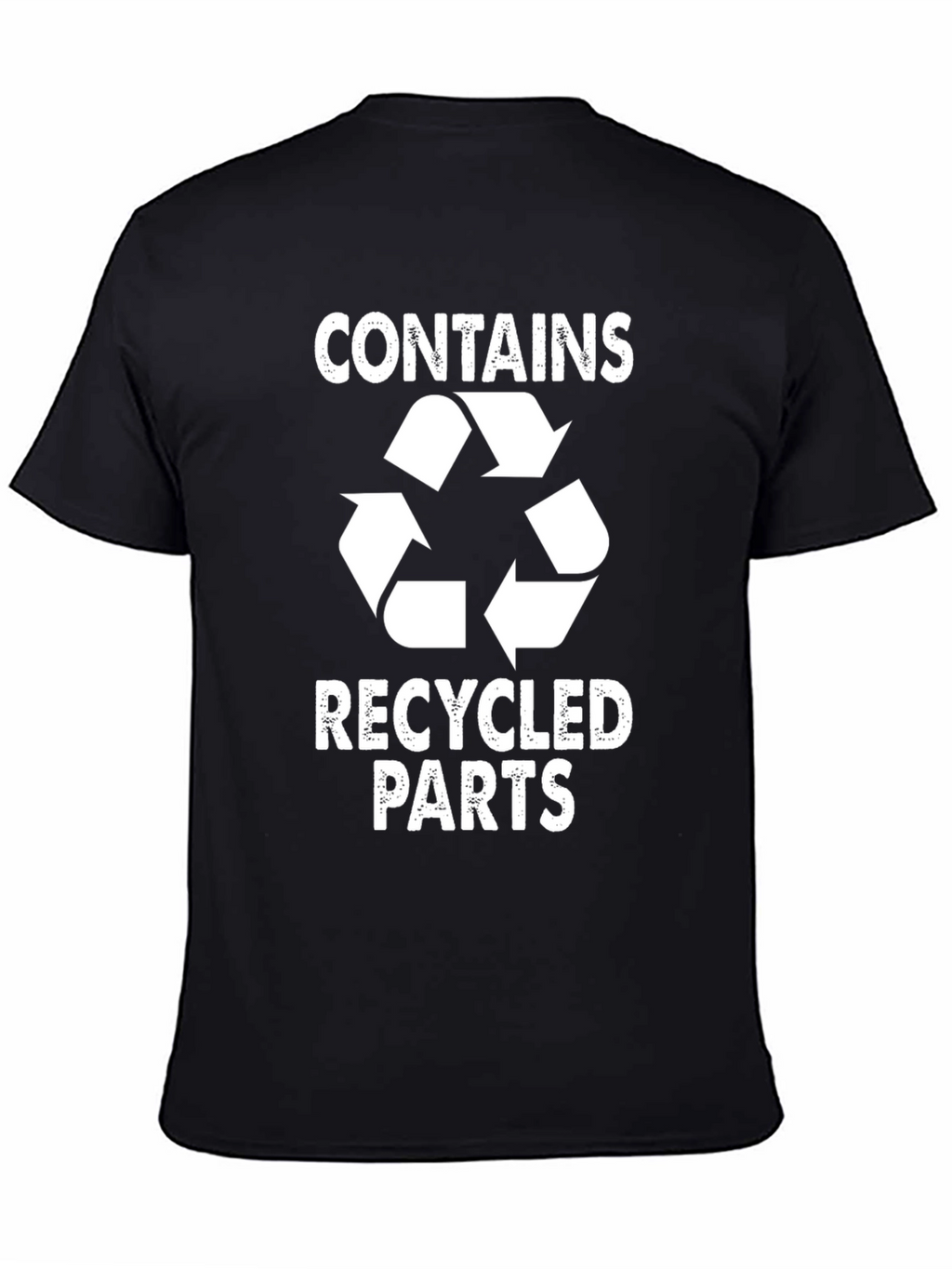 Funny Recycled Parts Graphic T-Shirt