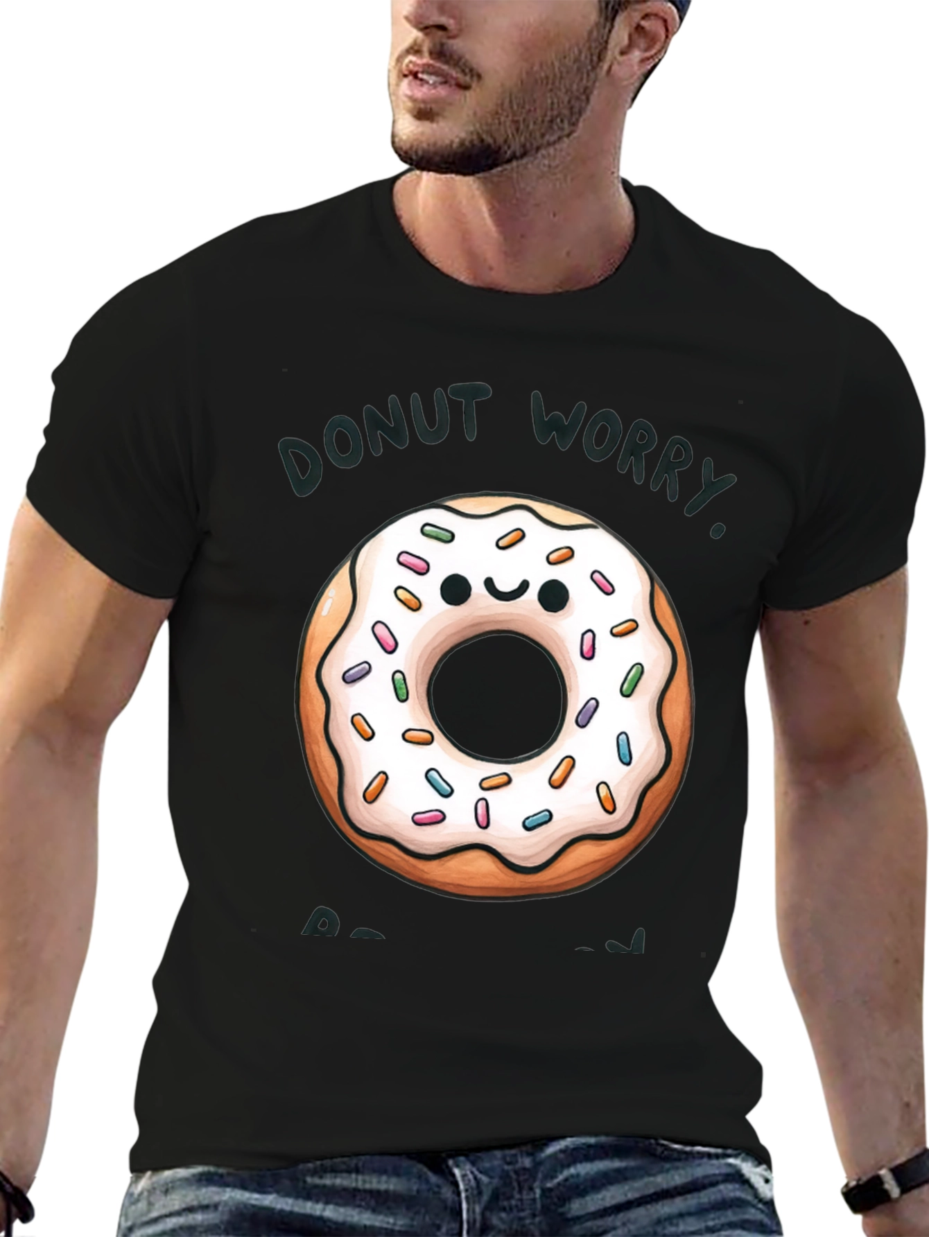 Donut Worry Be Happy Graphic Tee