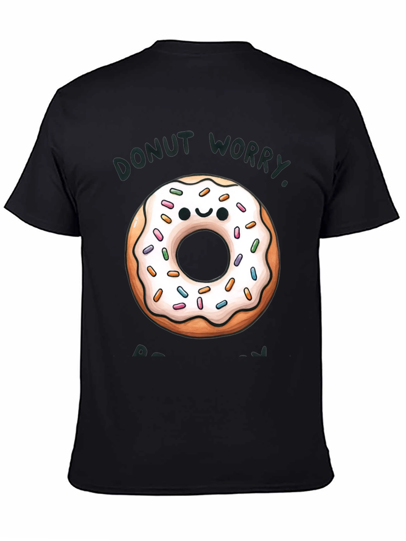 Donut Worry Be Happy Graphic Tee