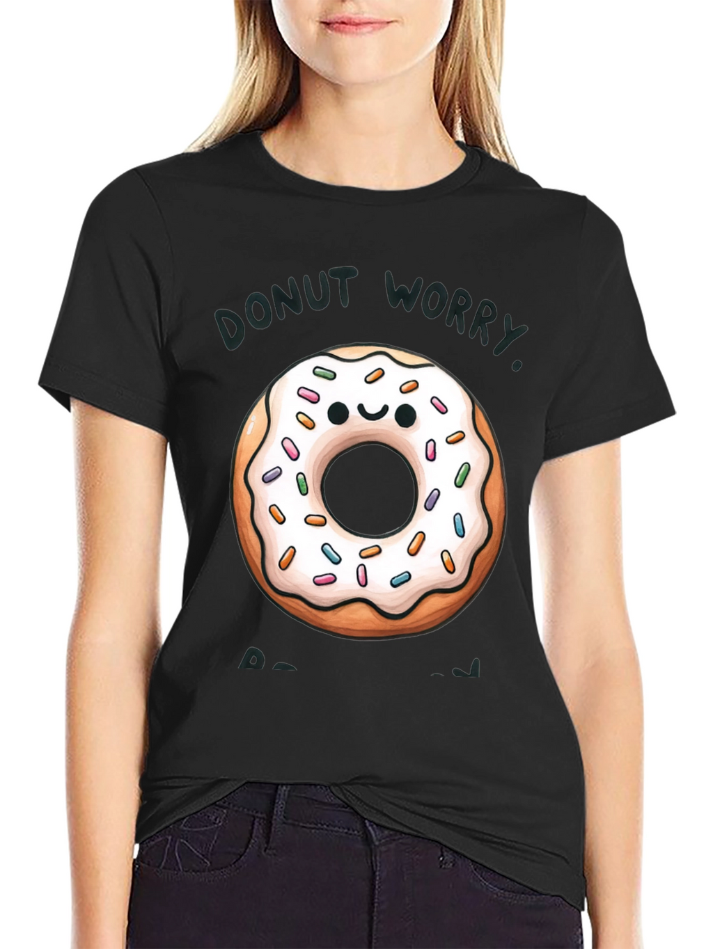 Donut Worry Be Happy Graphic Tee