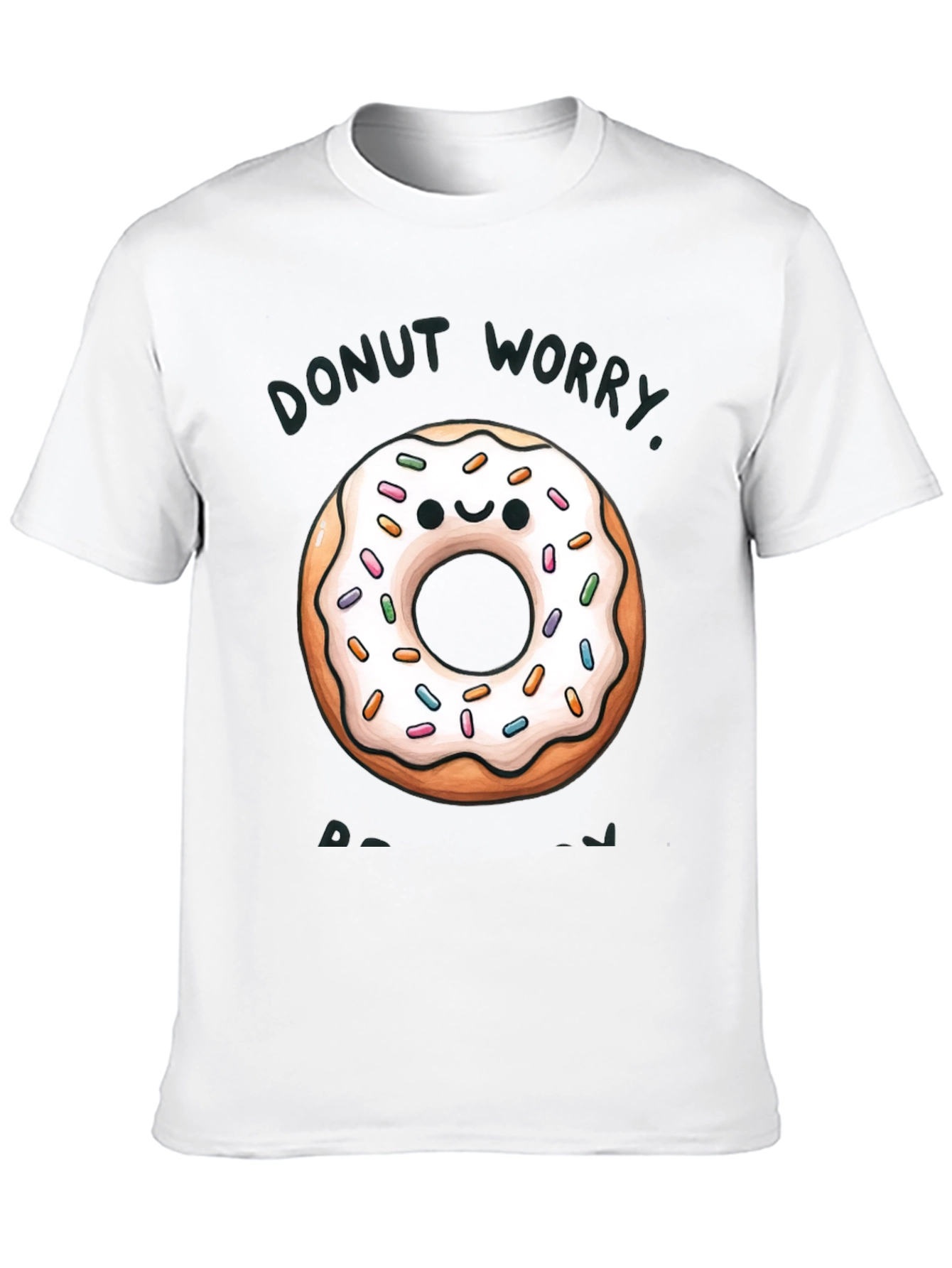 Donut Worry Be Happy Graphic Tee
