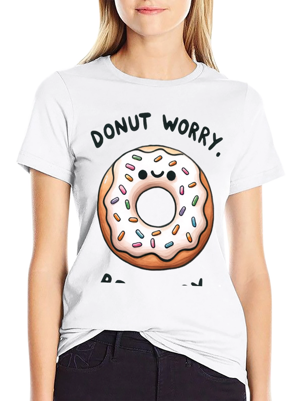 Donut Worry Be Happy Graphic Tee