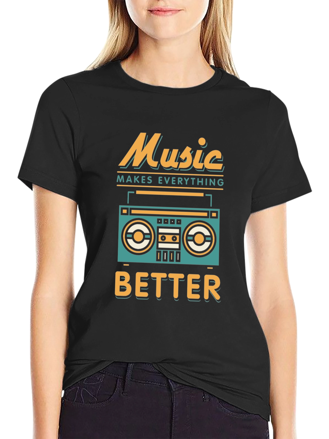 Music Makes Everything Better Graphic Tee