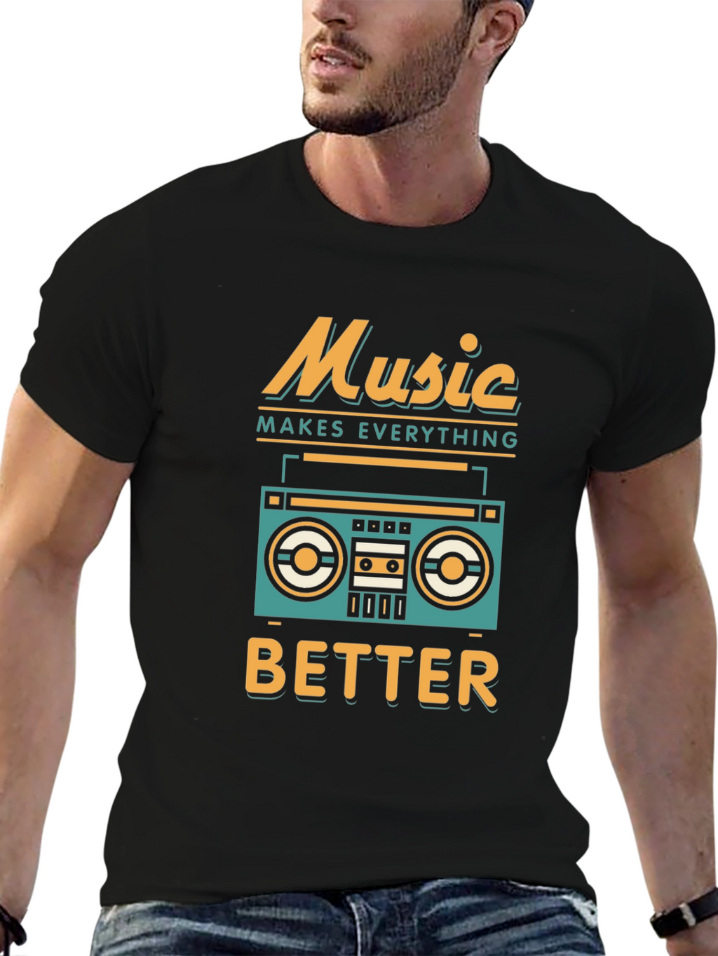 Music Makes Everything Better Graphic Tee