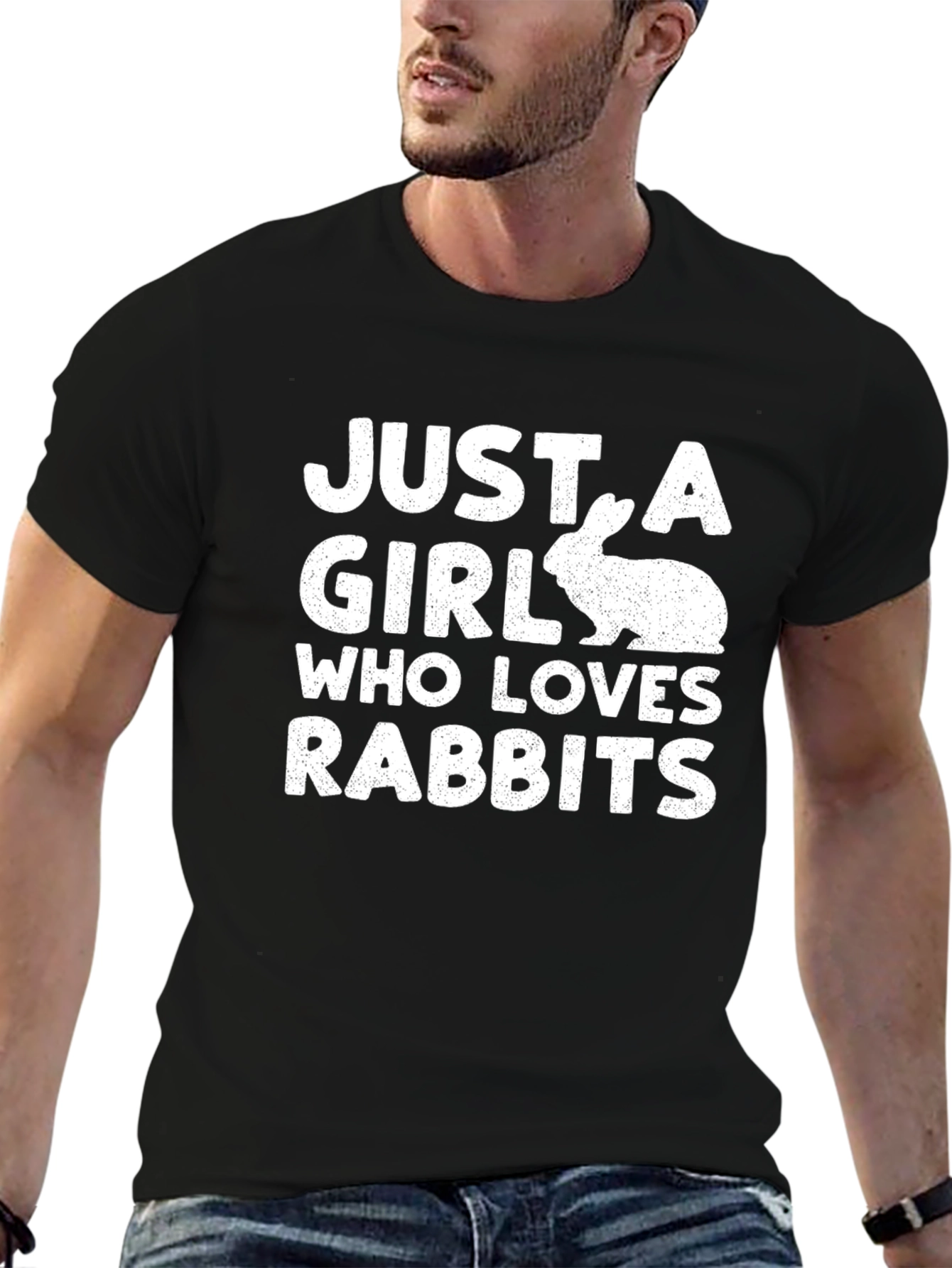 Just A Girl Who Loves Rabbits T-Shirt