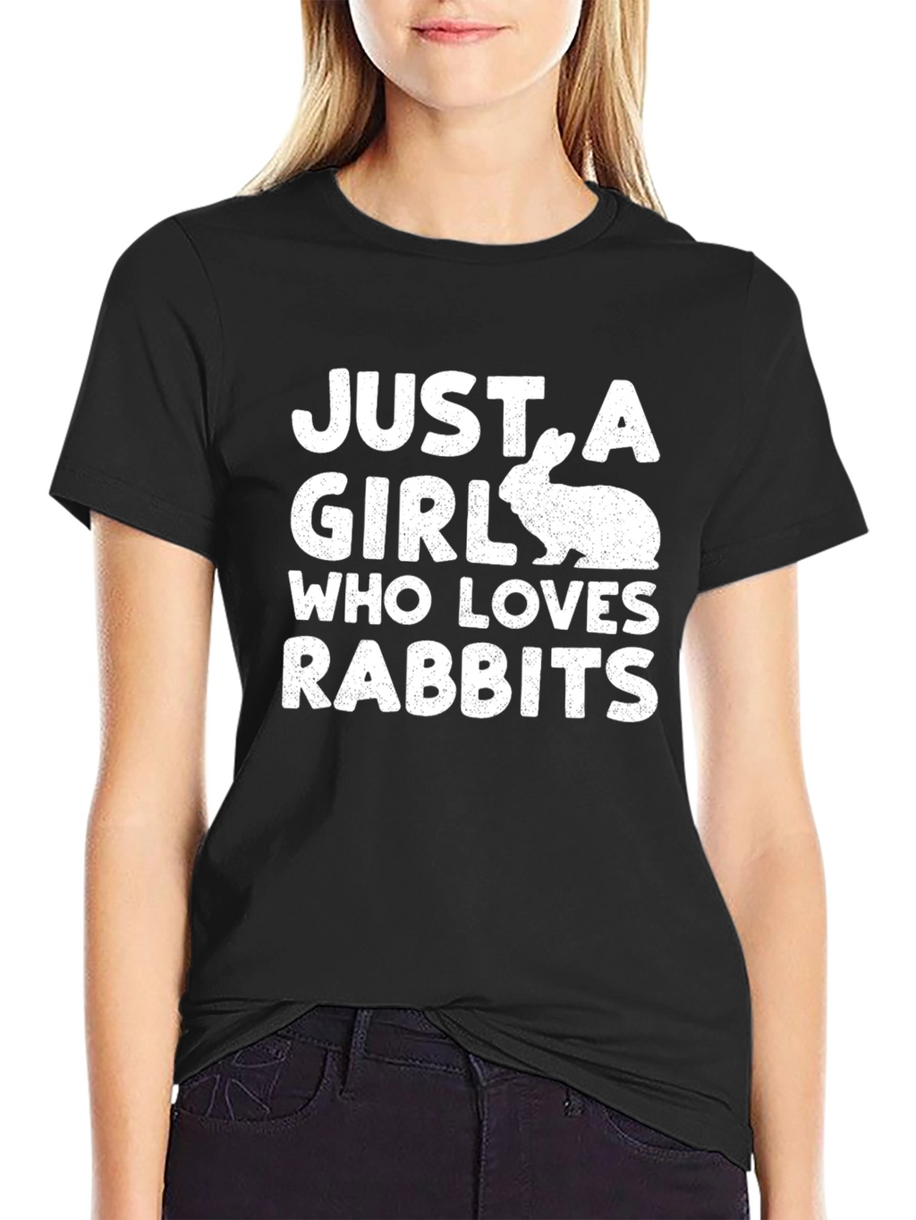 Just A Girl Who Loves Rabbits T-Shirt