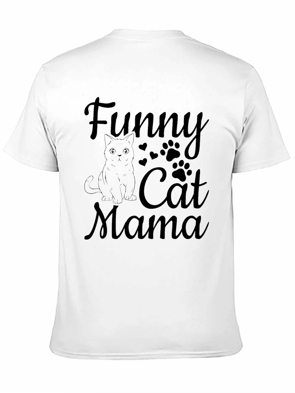 Funny Cat Mama T-Shirt - Black Cat Lover Tee