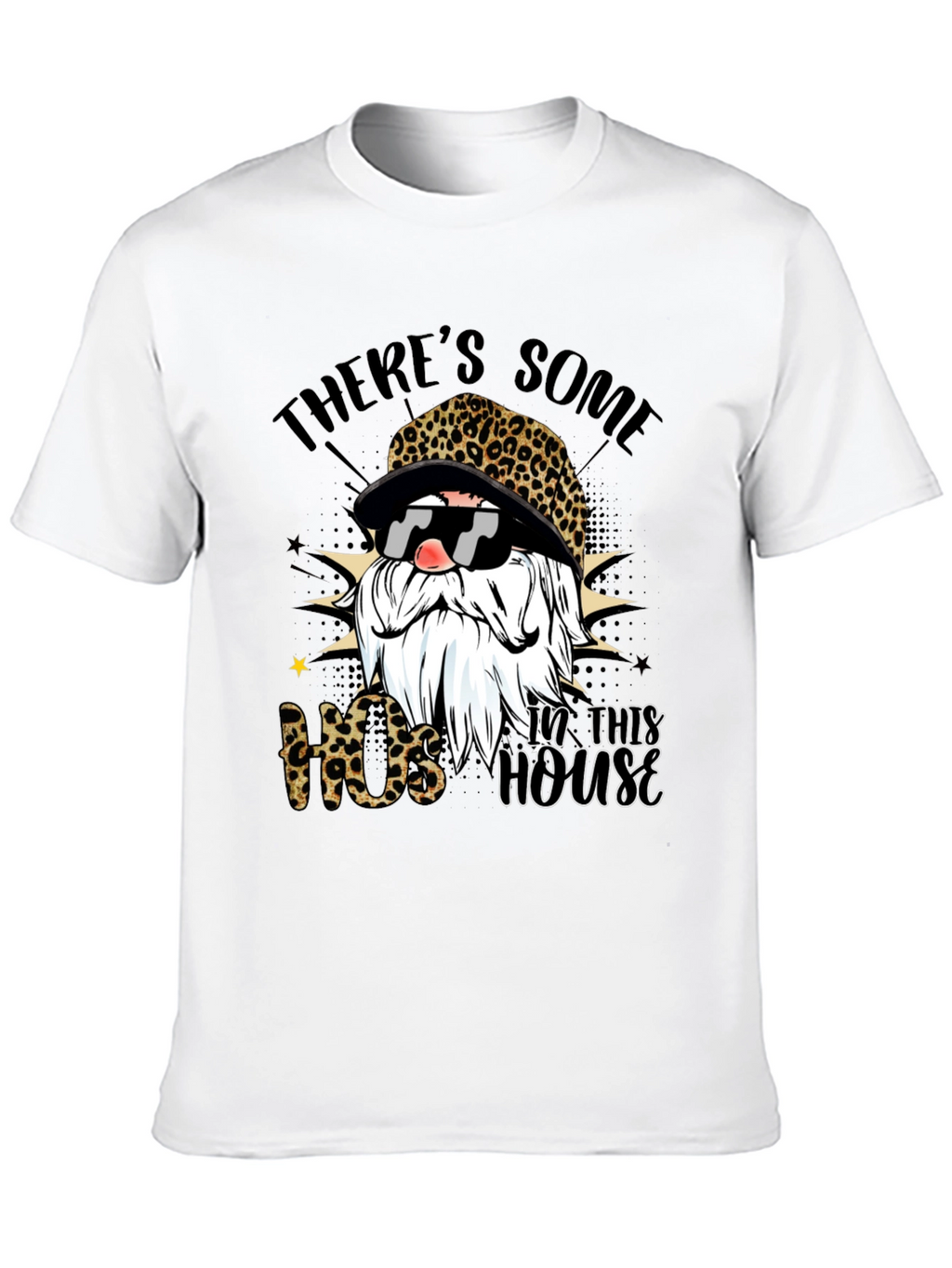 Leopard Gnome T-Shirt - Hos in this house