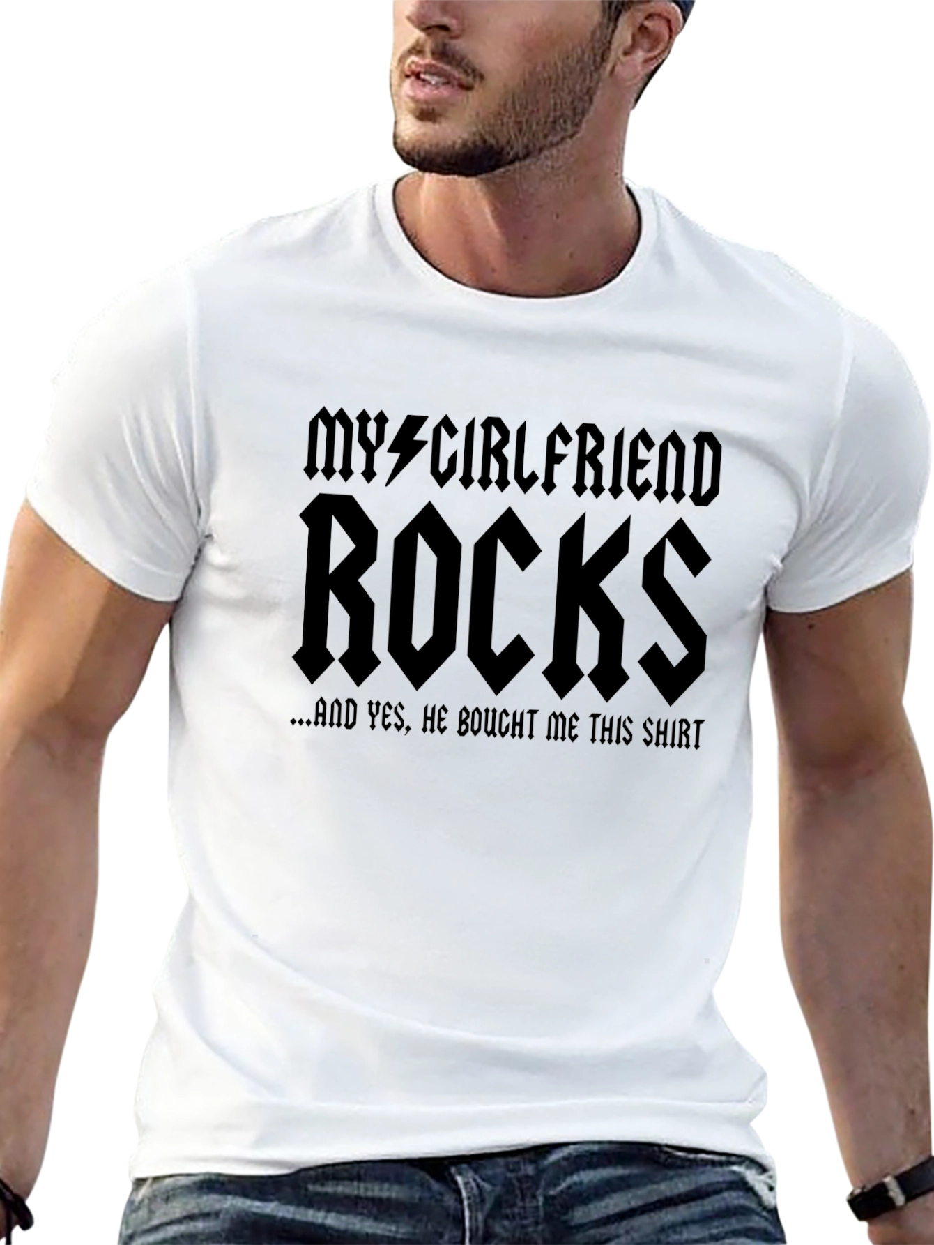 My Girlfriend Rocks Graphic Tee