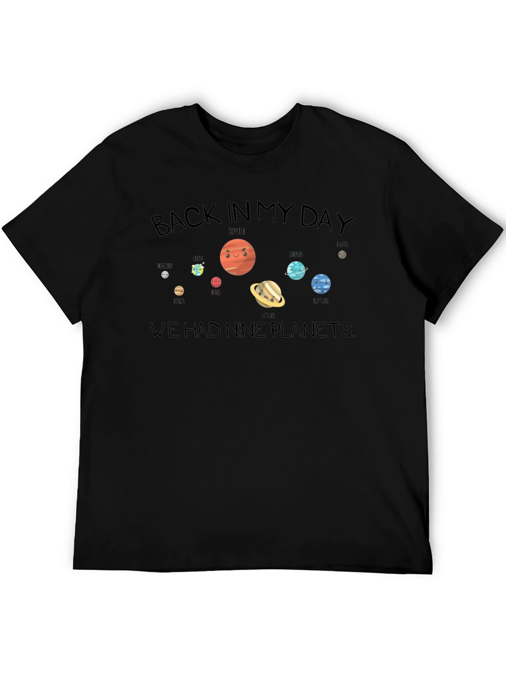 Back In My Day Nine Planets Graphic Tee