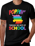 Poppin Through 100 Days of School T-Shirt