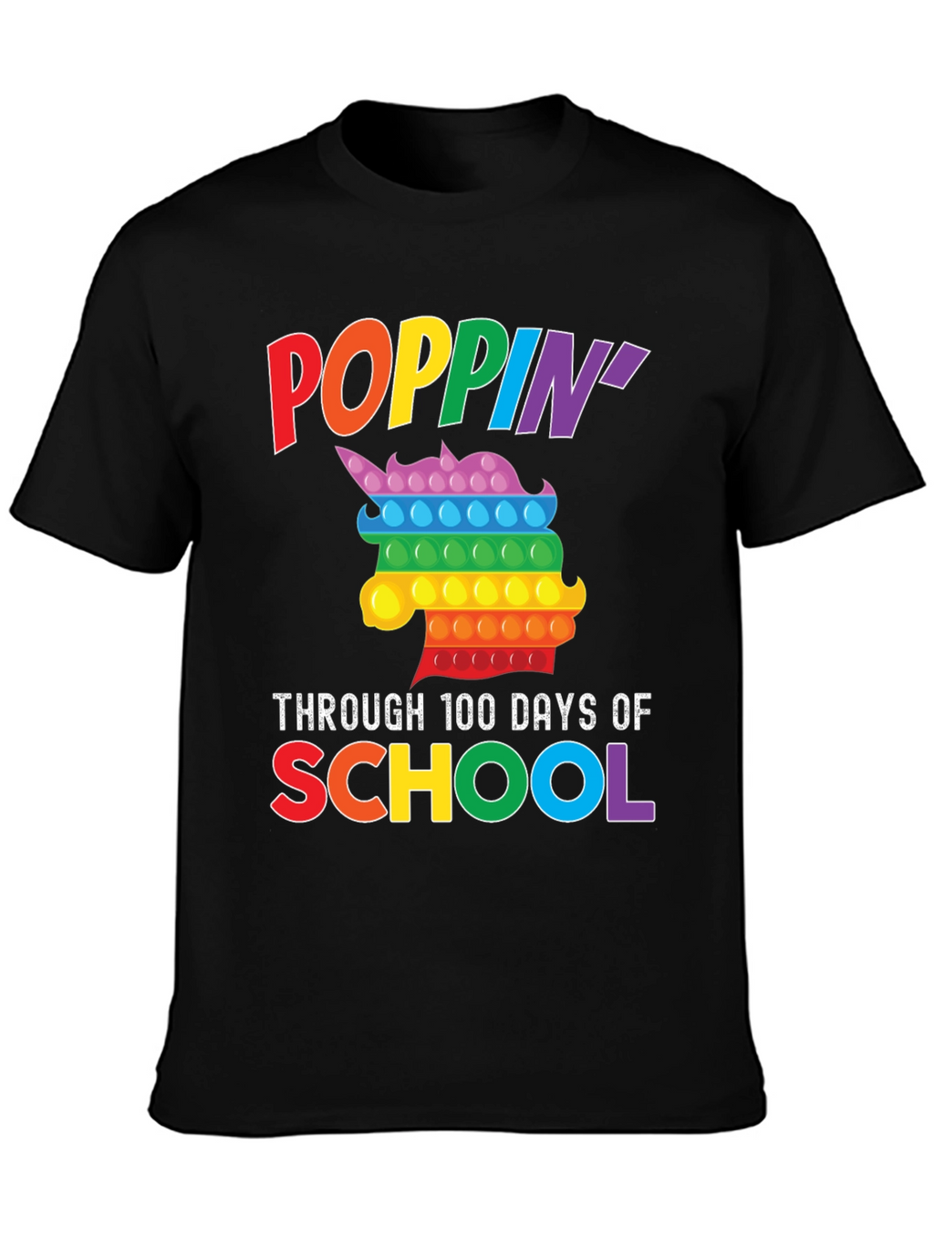 Poppin Through 100 Days of School T-Shirt