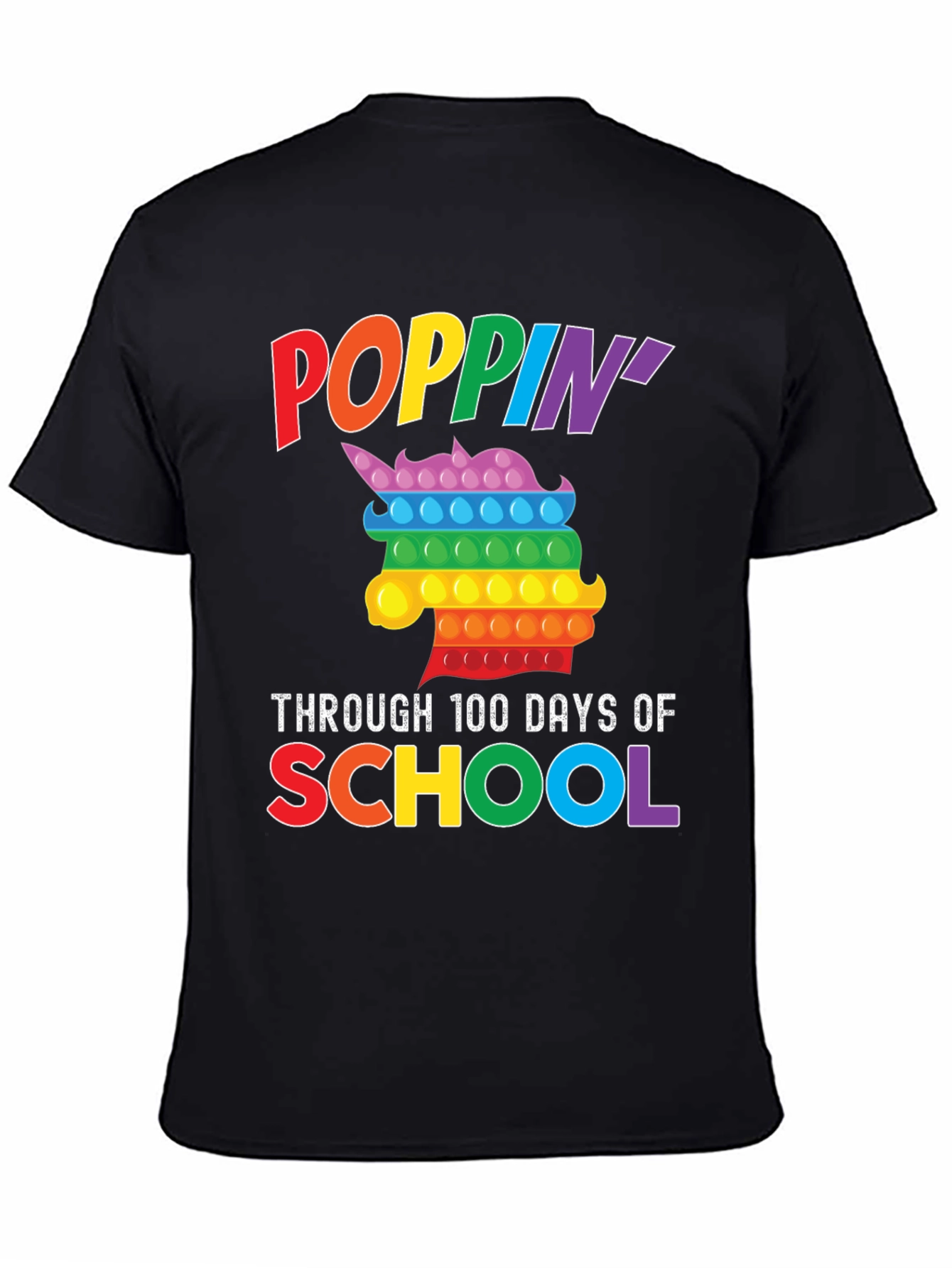 Poppin Through 100 Days of School T-Shirt