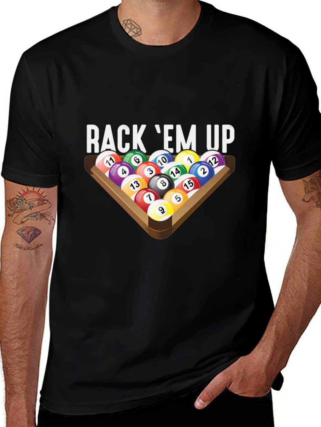 Rack Em Up Billiards T-Shirt