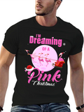 Pink Christmas Flamingo T-Shirt