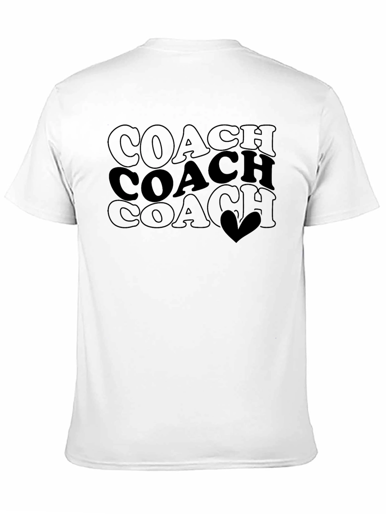 Coach Tee - Coach Stacked Heart Design
