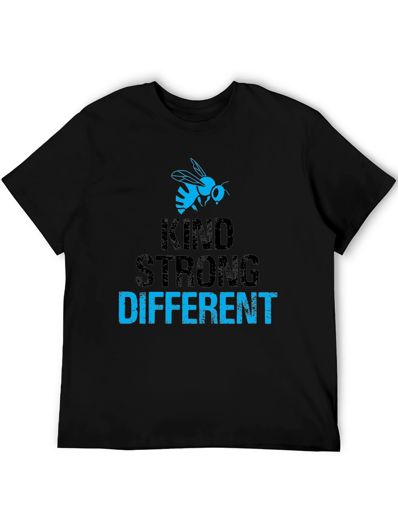 Kind Strong Different T-Shirt - Blue Bee