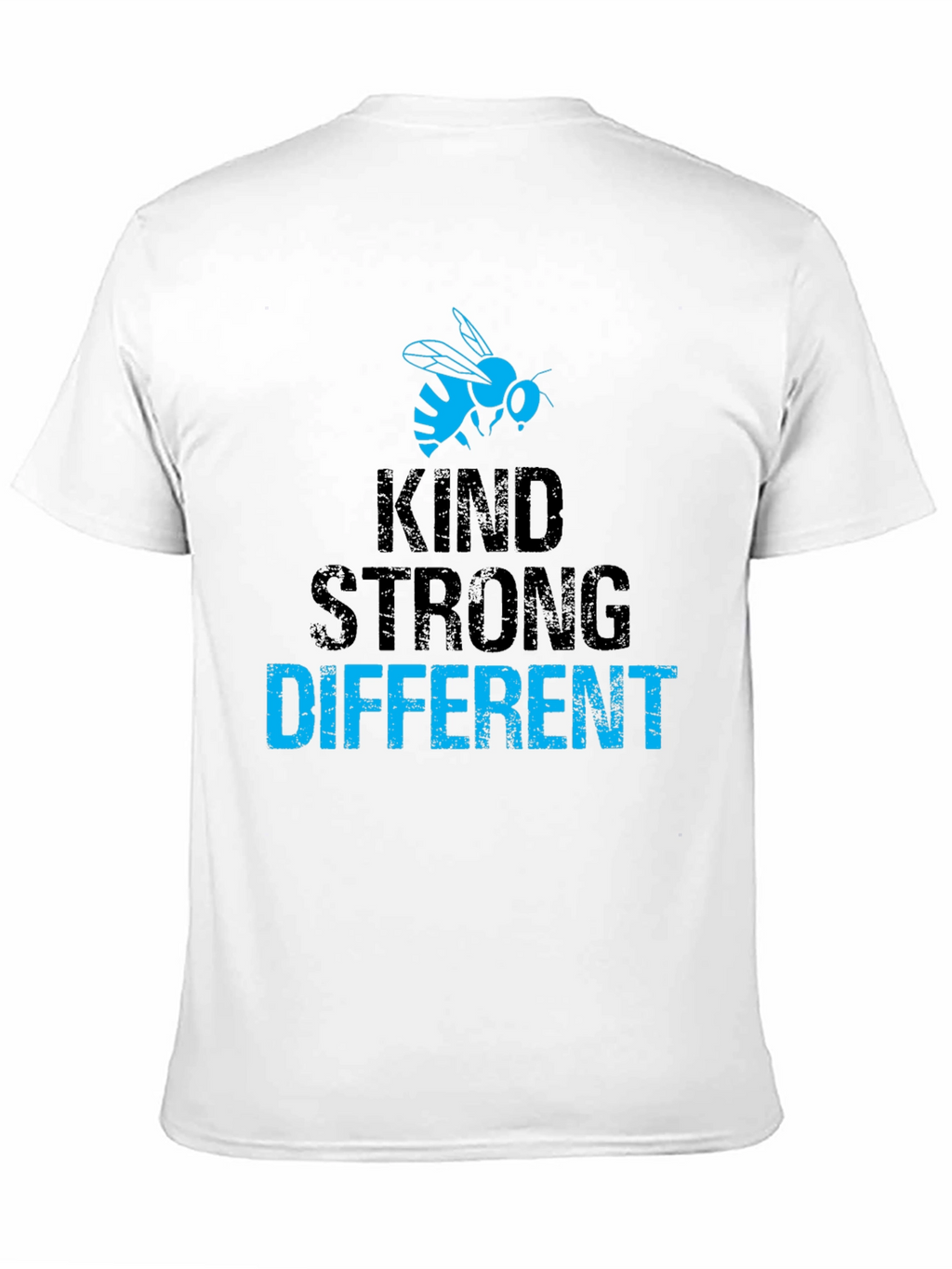 Kind Strong Different T-Shirt - Blue Bee