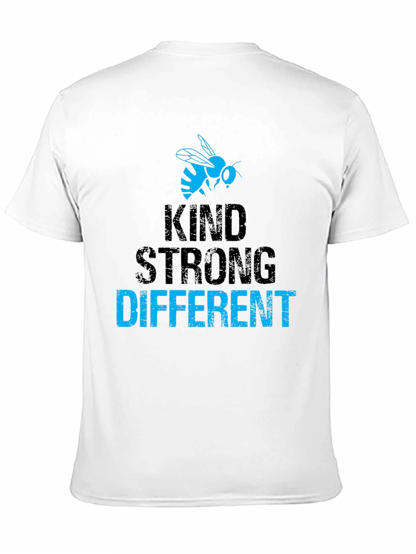 Kind Strong Different T-Shirt - Blue Bee